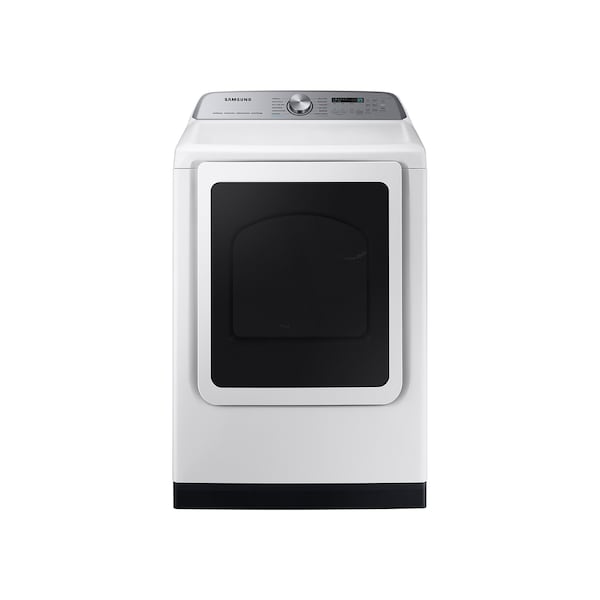 Samsung 7.4 cu. ft. Smart Wi-Fi Connected Gas Steam Dryer with Steam Sanitize+ and Sensor Dry DVG55CG7100WA3 - main